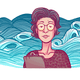 Katsuko Saruhashi's Google doodle.